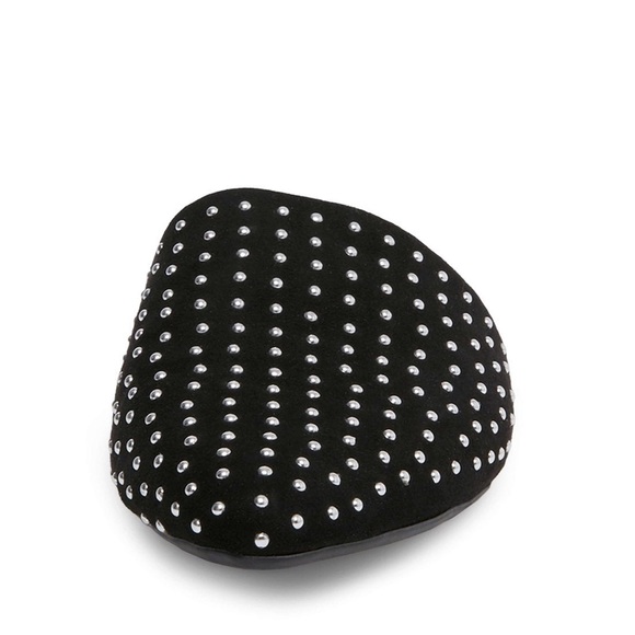 STEVE MADDEN| Tania Black Fabric Studded Mule - Picture 6 of 7